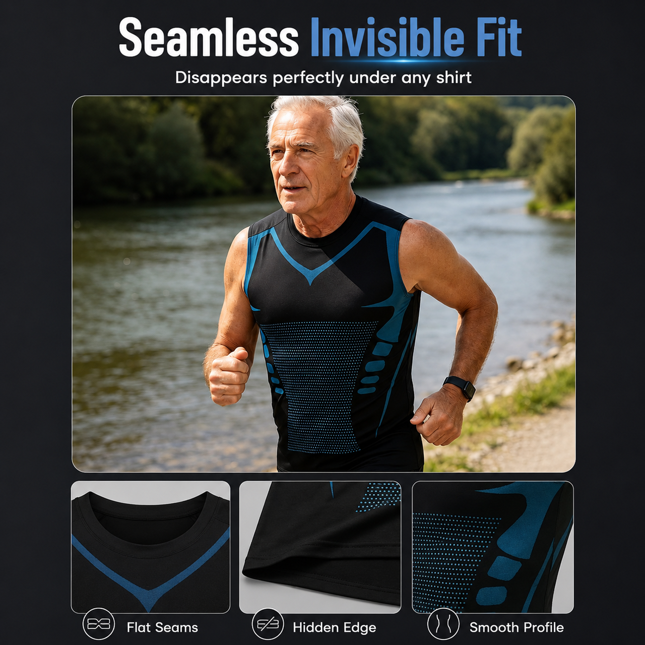 LAST DAY 70% OFF 💪 Ionic Shaping Vest 🔥 Instantly Flattens Your Belly & Defines Your Chest