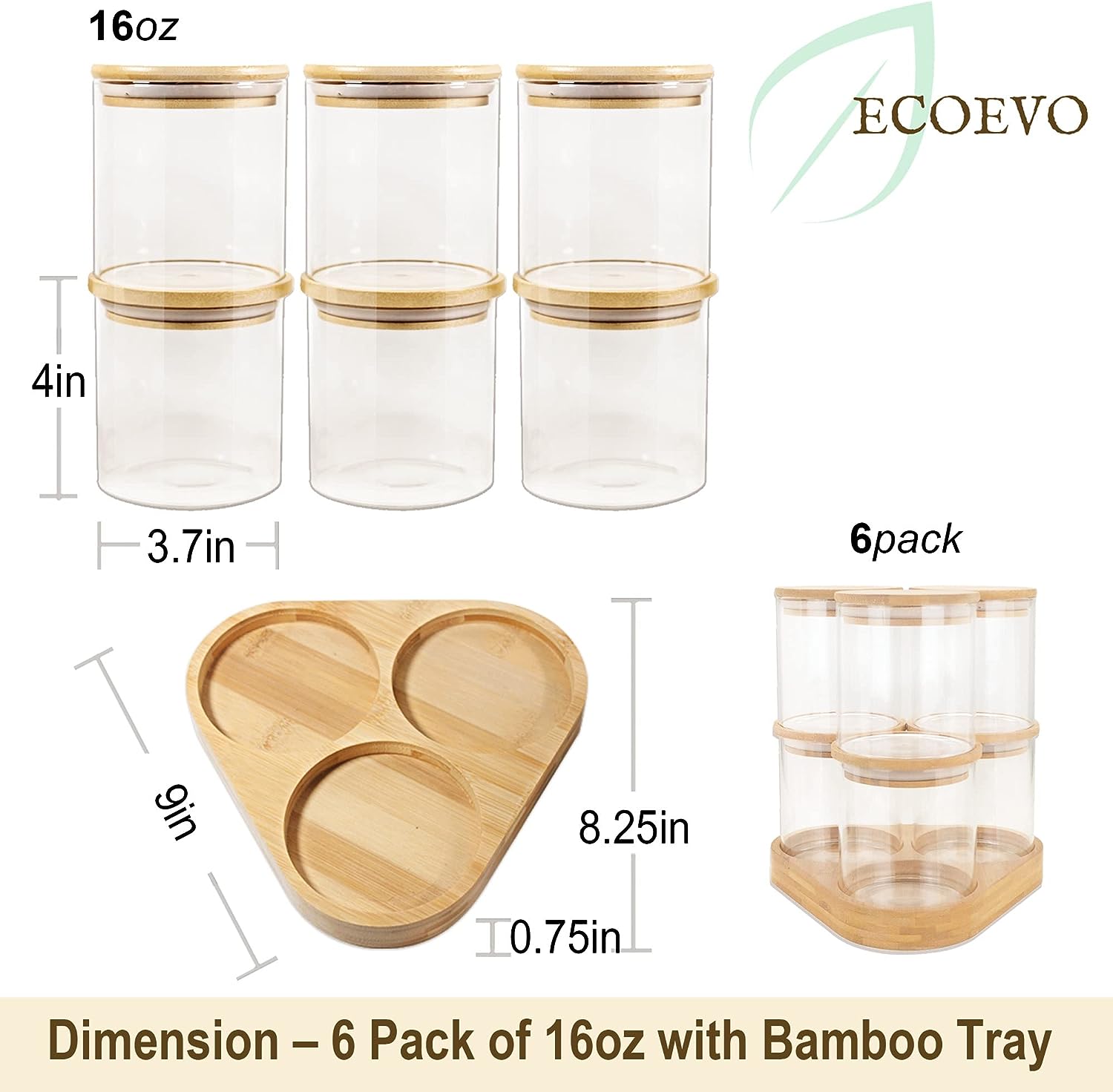 Glass Food Storage Jar