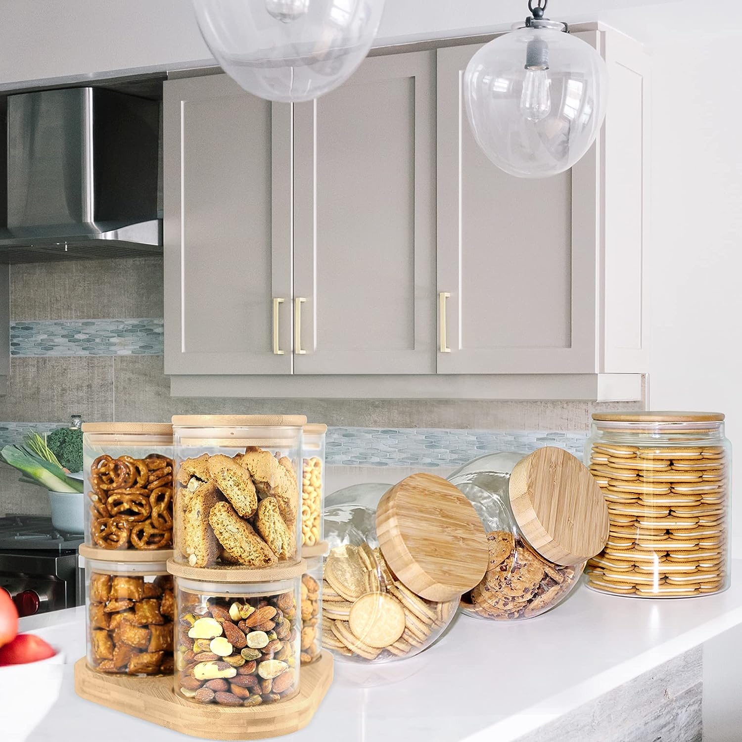 Glass Food Storage Jar